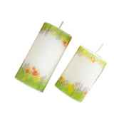 Wildflower Print Pillar Candle