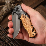 NNEOBA High-Hardness Folding Knife Brown