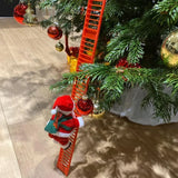 Electric Climbing Santa Claus Decoration