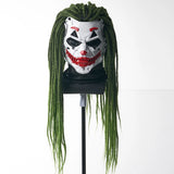 Cyberpunk Clown Cosplay Mask with Braids
