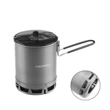 NNEOBA 600ml Ultralight Heat Exchanger Pot Grey