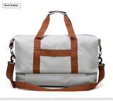 NNEOBA Short Travel Gym Duffel Bag Grey