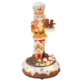 Christmas Gingerbread Nutcracker Rotating Decoration
