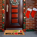 Welcome the Holidays with 1pc Christmas Welcome Merry Christmas Grinch Doormat