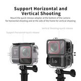 NNEOBA Waterproof Dive Housing Case 45M for Action Camera