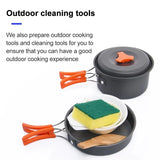 NNEOBA Camping Cookware Tableware Set Black