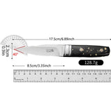 NNEOBA High-Hardness Meat Fruit Cutter Knife Brown