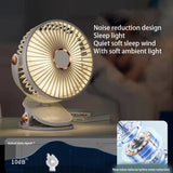 NNEOBA 8000mAh Clip-On Rechargeable Fan