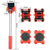 NNEOBA Heavy Duty Furniture Lifter Set