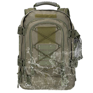 NNEOBA 60L Expandable Tactical Backpack Molle Green