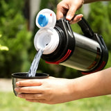 NNEOBA 1.6L Stainless Steel Thermos Bottle Silver