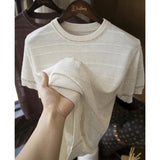 Men's Two-Tone Knit T-Shirt
