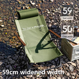 NNEOBA Camping Folding Chair with Detachable Pillow Green
