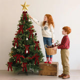 Velvet Ribbon Bow Christmas Ornaments