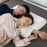 NNEOBA Orthopedic Memory Foam Side Sleeper Pillow Cervical Support White