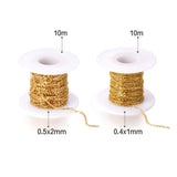 316L Stainless Steel Gold Roll Chain – 10M DIY Jewelry Making Chain, 2mm