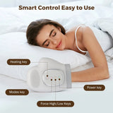 NNEOBA 5-Level Electric Hand Massager with Hot Compress Grey