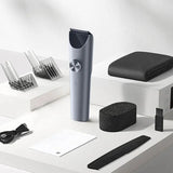 NNEOBA Upgraded Wireless Hair Clipper & Electric Shaver Professional Barber Cutter Grey