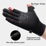 NNEOBA Gloves 2 Fingers Flipped Waterproof