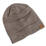 Unisex Fur-Lined Slouchy Winter Beanie Hat