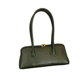 NNEOBA Baguette Shoulder Bag Large Pillow Style (Green)