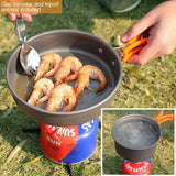 NNEOBA Outdoor Camping Cookware Set Orange