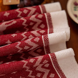 Cotton Woven Table Runner with Tassels