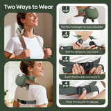 NNEOBA 4D Neck & Shoulder Kneading Massager with Wireless Design