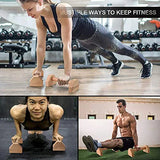 NNEOBA Push-up Stand Wood Pushup Bars Exercise