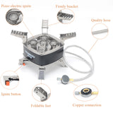 NNEOBA 12800W Outdoor Camping Gas Stove Grey