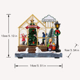 Lighted Christmas Village House with Music