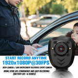 NNEOBA Mini Body Camera – 1080P HD Wearable Recorder with 32GB & Night Vision