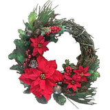 Artificial Christmas Rattan Wreath