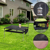 NNEOBA Camping Aluminum Alloy Table Outdoor