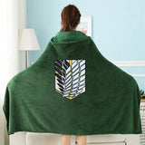 NNEOBA Anime Scout Cloak Flannel Blanket