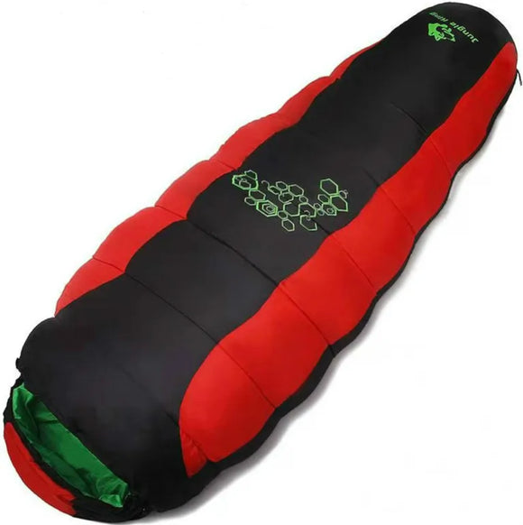 NNEOBA Thickened Four-Hole Cotton Sleeping Bag Red