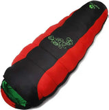 NNEOBA Thickened Four-Hole Cotton Sleeping Bag Red