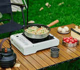 NNEOBA Camping Non-Stick Frying Pan Silver