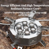 NNEOBA 15800W Outdoor Camping Gas Stove Grey