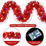 5M Christmas Tinsel Garland