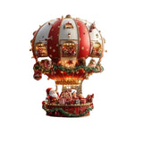 Christmas Hot Air Balloon Acrylic Hanging Ornament