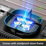 NNEOBA 5800W Camping Gas Stove High Firepower Cassette Green