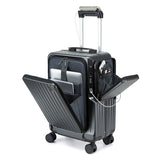 Front Opening Carry-On Suitcase