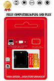 4GB Micro TF SD Memory Card, Ultra High Speed C10 with SD Card Adapter