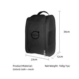 NNEOBA Car Sneakers Storage Bag–Dustproof Travel Shoe Pouch Black