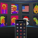 2pcs 2×2M 800-LED RGB Smart Curtain Lights App, Remote & Music Sync with DIY Patterns