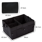 NNEOBA Large-Capacity Collapsible Car Trunk Storage Box Universal Cargo Organizer Black