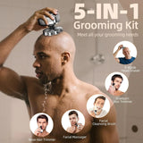 NNEOBA 5-in-1 9D Bald Head Shaver for Men