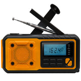 NNEOBA Emergency Hand Crank Solar Radio Yellow
