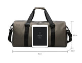 NNEOBA Waterproof Travel Sports Duffel Bag Grey